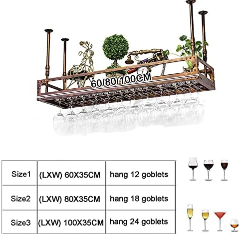 KOHARA Wall-Mounted Wine Glass Rack Set