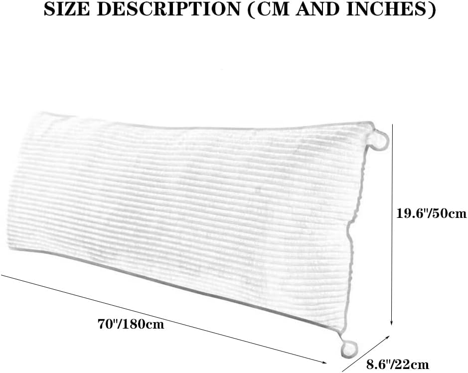 ZZYK Velvet Reading Pillow with Removable Cover