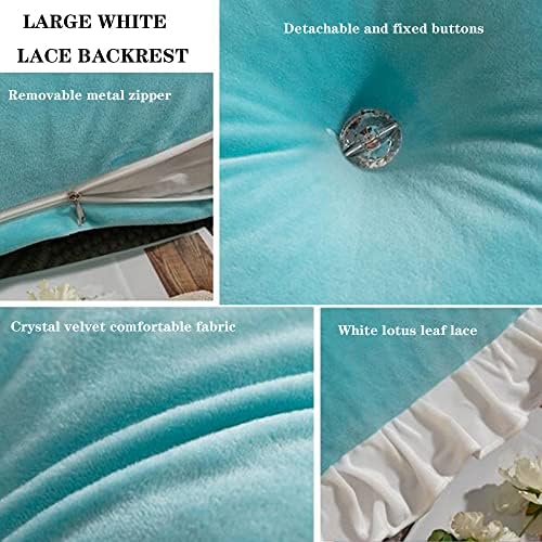 ZZYK Green Fleece Headboard Reading Pillow 70180cm