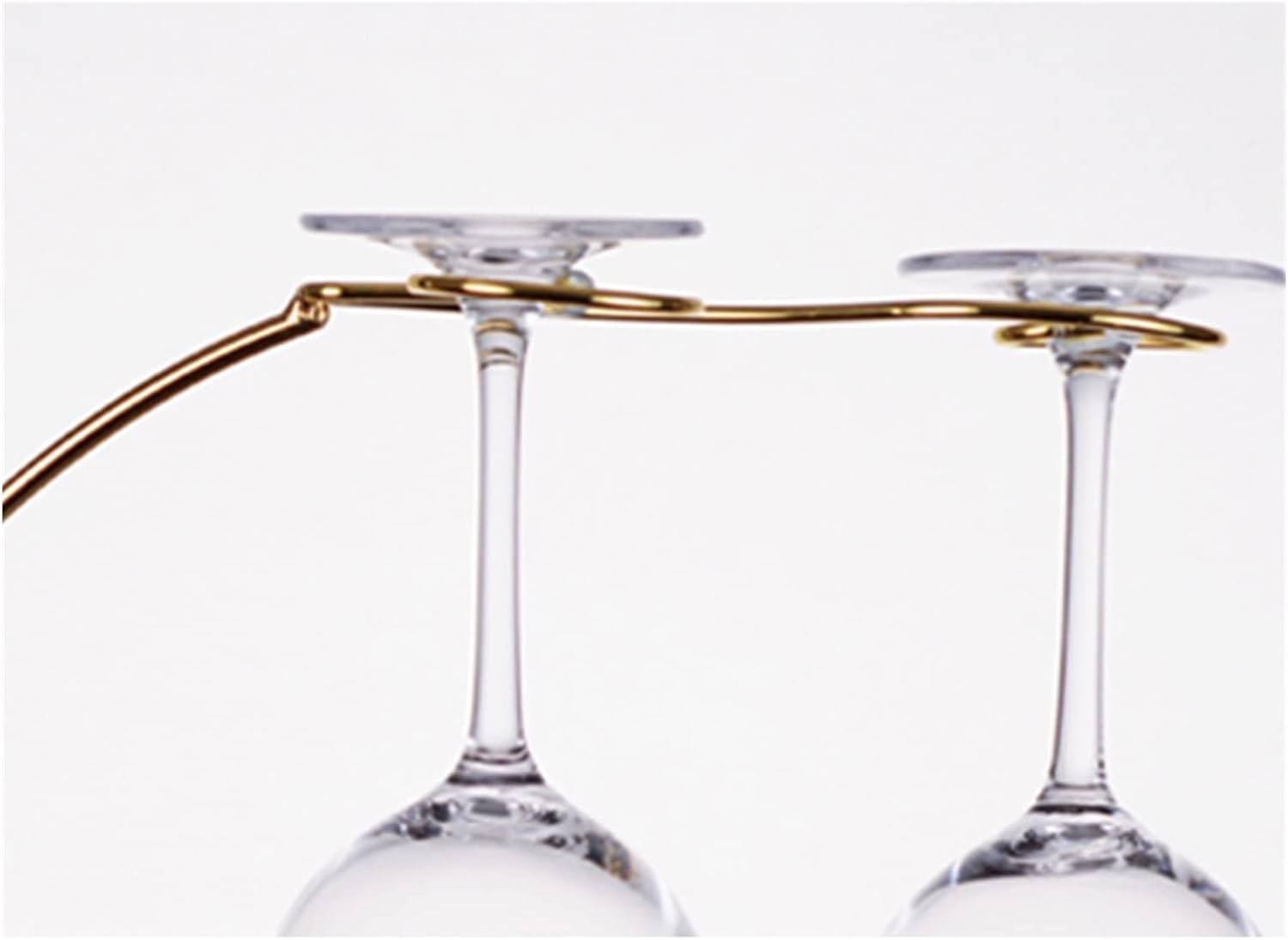 HASMI Tabletop Wine Rack with Hanging Design