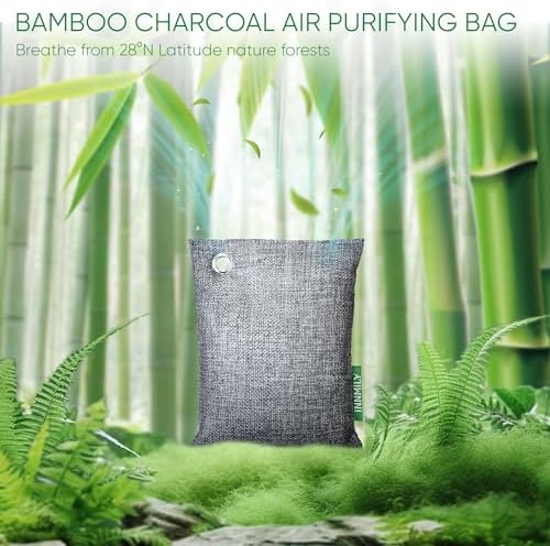 Innmily Activated Charcoal Odor Absorber 4 x 200g Unscented