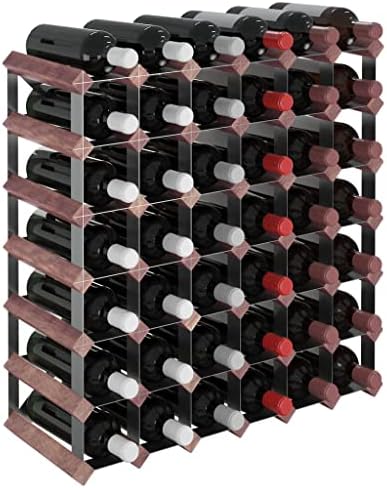 vidaXL Freestanding Wine Rack 42 Bottles