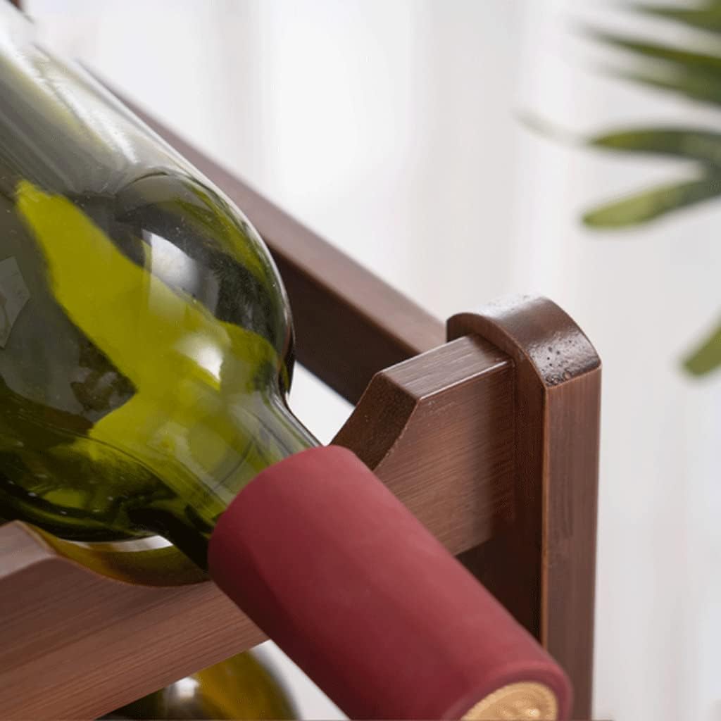 Habiba Premium Bamboo Wine Rack Multi-Layer Storage