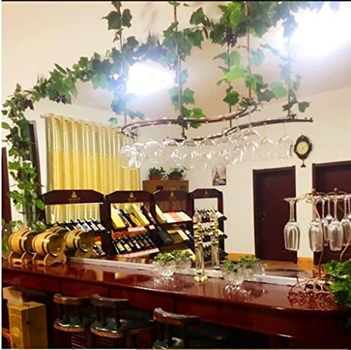 Suspension Wine Glass Holder Black Wrought Iron