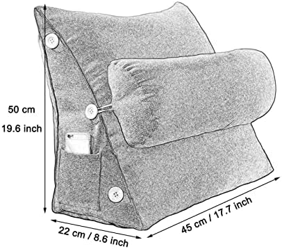 Karnado Wedge Pillow for Back Support and Comfort