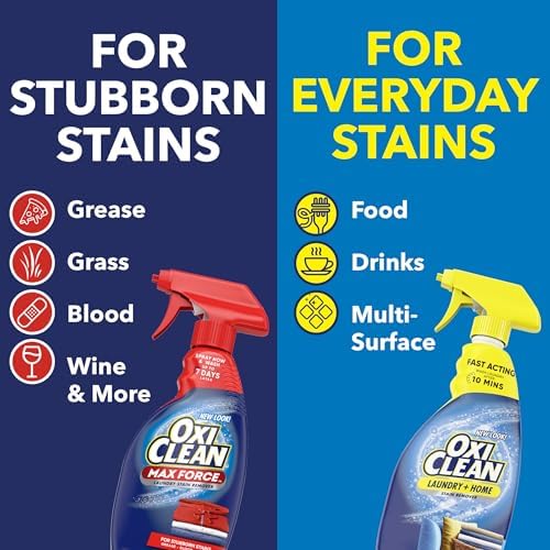 OxiClean Max Force Laundry Stain Remover Spray 2 fl oz 2 Pack