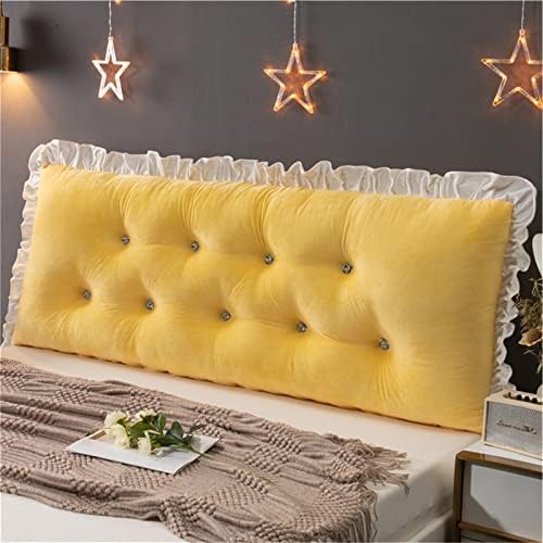 ZZYK Soft Bolster Fleece Headboard Reading Pillow