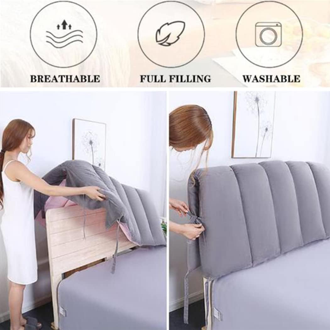 ZZYK Upholstered Headboard for King Size Bed - Purple