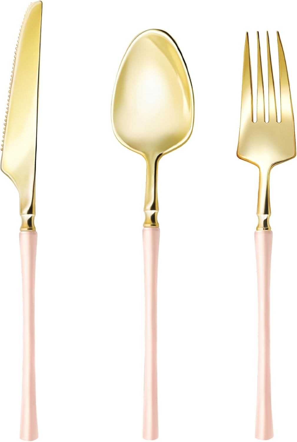 Lullaby 90pcs Gold Plastic Cutlery Set