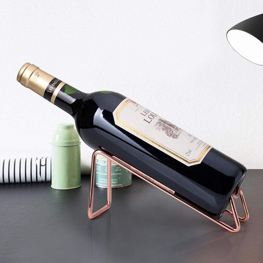 SuproBarware Wine Rack - Modern Stainless Steel Bottle Holder for Home