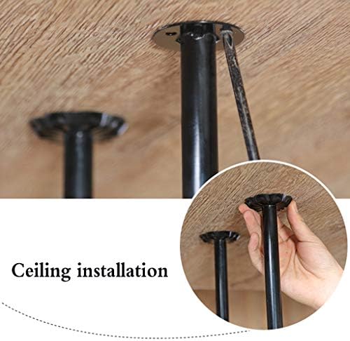 LIYANJJ Wine Rack Adjustable Industrial Metal Floating Shelves