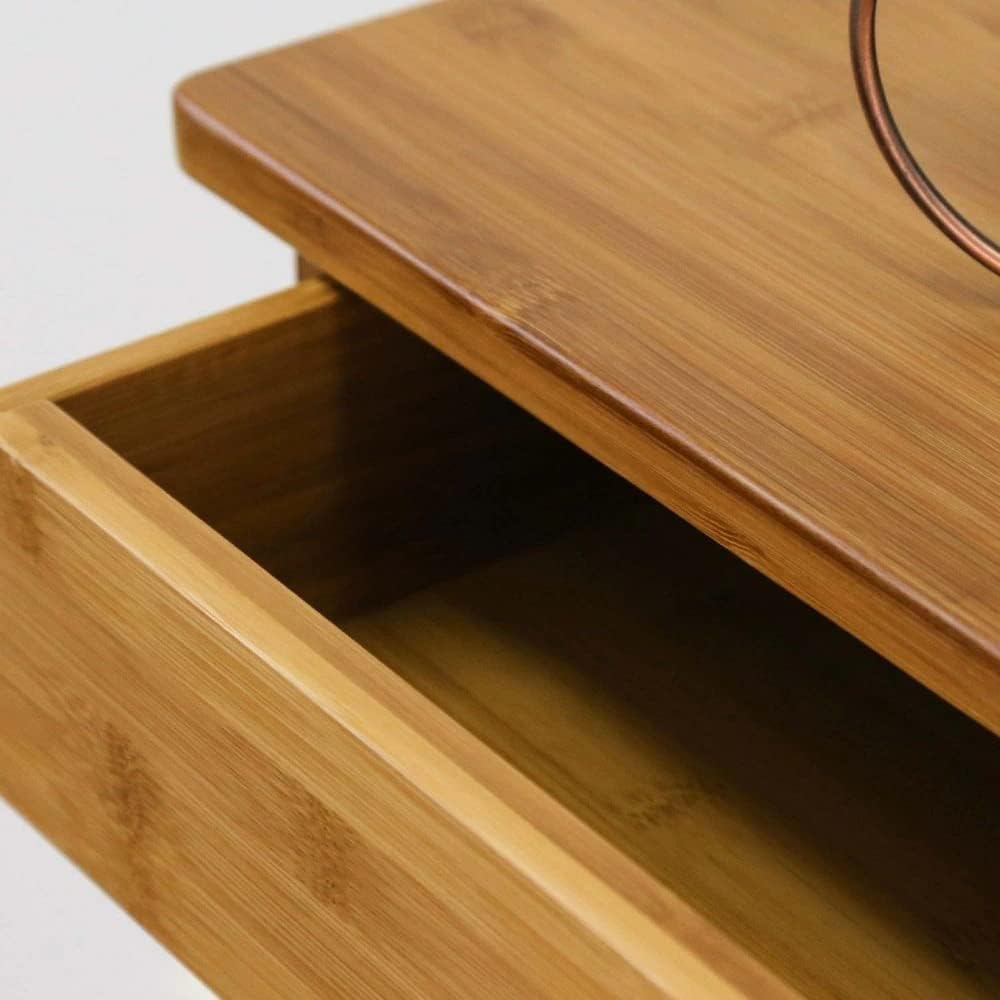 KINTNESS 36-Bottle Bamboo Wine Rack with Countertop