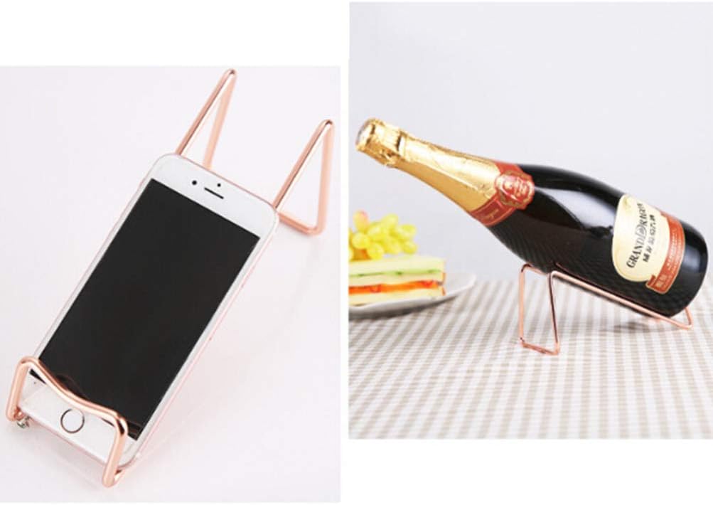 DOITOOL Elegant Wrought Iron Wine Rack for Home Decor