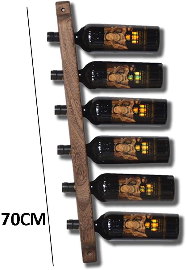 Suuim Wall Mounted Wine Rack 6 or 8 Bottle Organizer