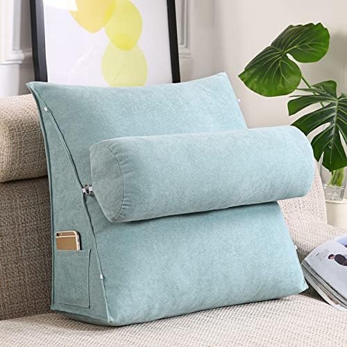 Lupsty Blue Wedge Pillow Reading Support Cushion