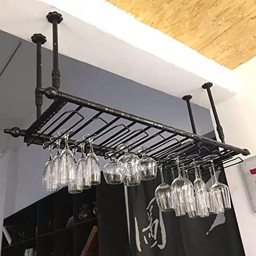 ULAINE Rustic Metal Wine Rack with Adjustable Height