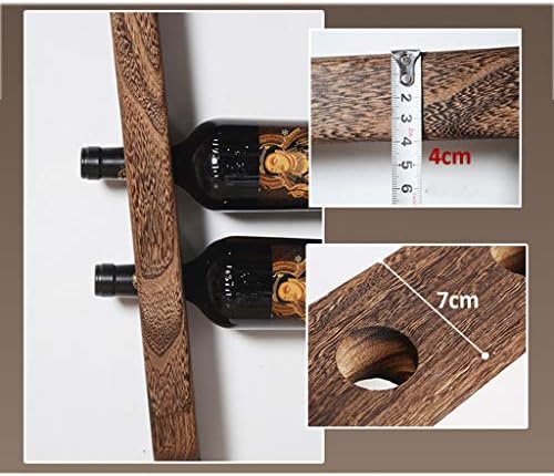 Suuim Wall Mounted Wine Rack 6 or 8 Bottle Organizer