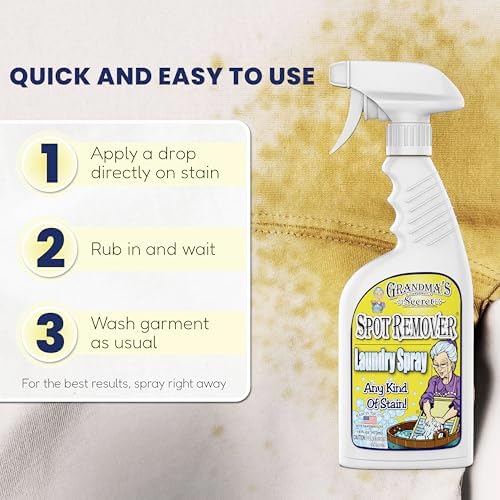 Grandmas Secret Spot Remover Laundry Spray - 16 Oz 3 Pack