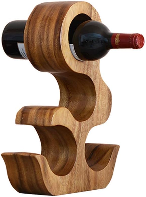 Elegant Wave Wine Rack for 4 Bottles