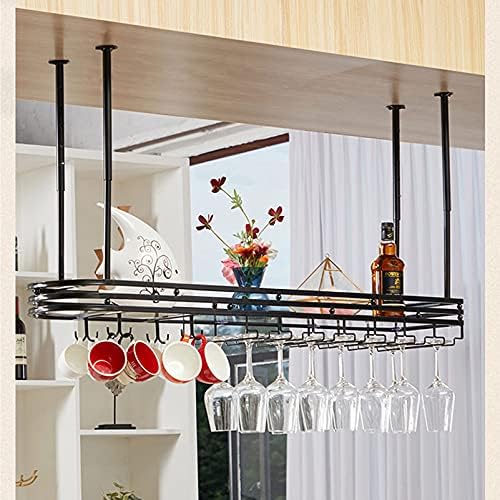 CGF Wall Mounted Wine Rack with Glass Holder