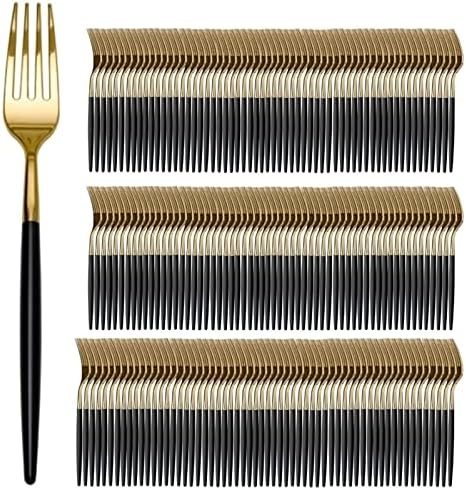 Trendables 120 Pack Two Toned Plastic Forks