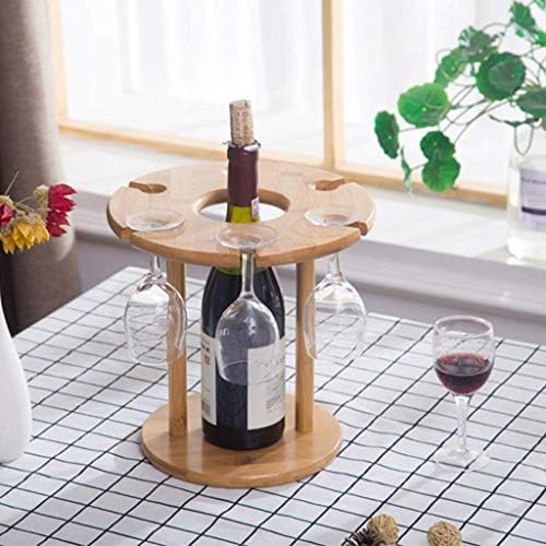 MaGiLL Bamboo Wine Rack Freestanding Storage