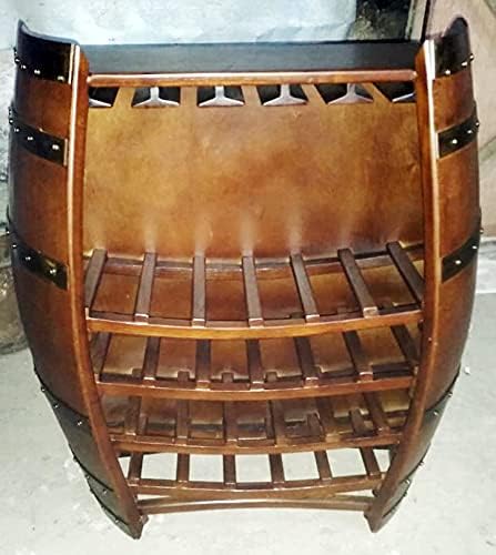 MGP Split Barrel Wine Rack with Top Rack