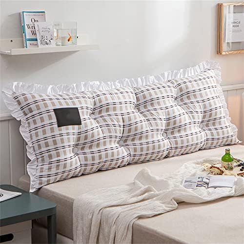 ZZYK Extra-Large Silk Reading Pillow with Removable Cover