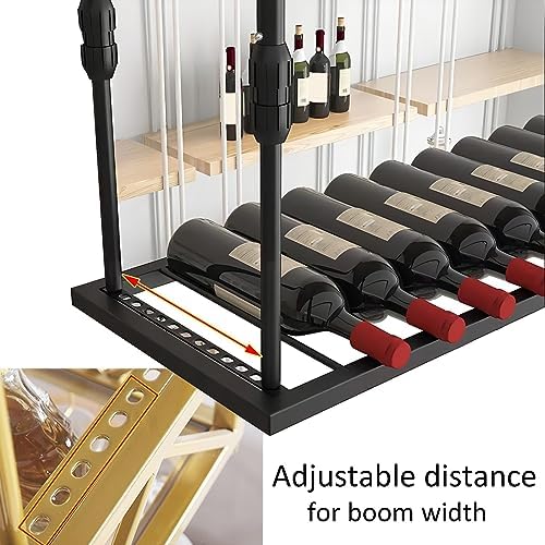 LIGUOYI Adjustable Height Wine Glass Rack