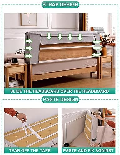 ZZYK Large Headboard Cushion Back Support with Removable Cover