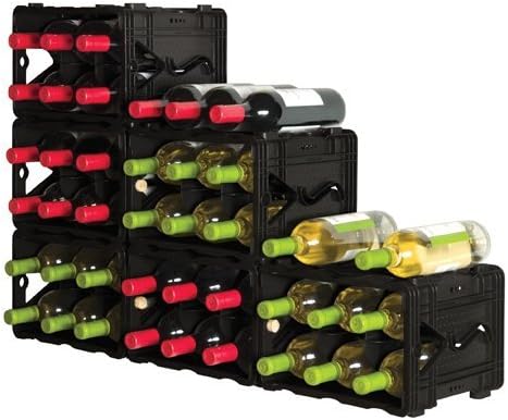 STORViNO Nero Wine Cube Rack Set of 6 Units