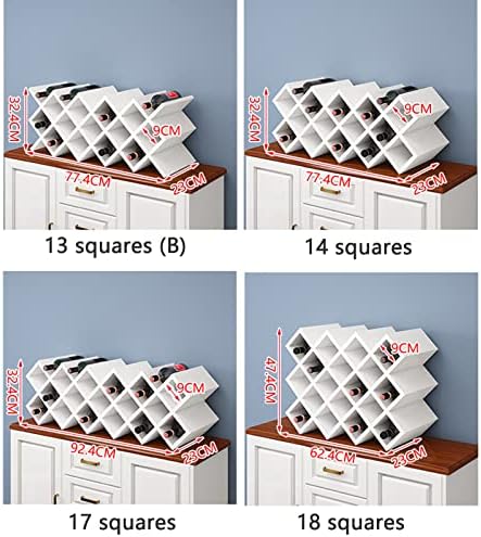 Generic Geometric Bottle Storage Rack for Home and Kitchen