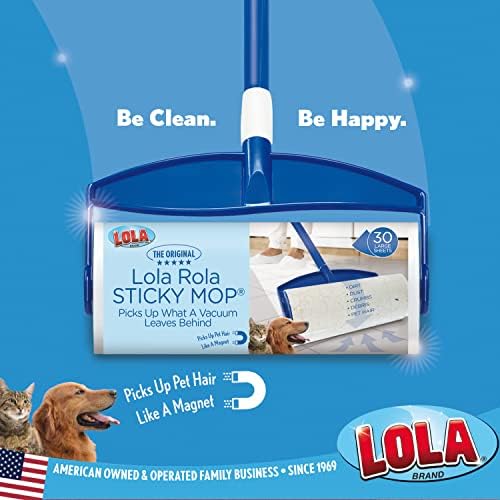 Lola Rola Sticky Mop Refills 6 Pack - 180 Sheets
