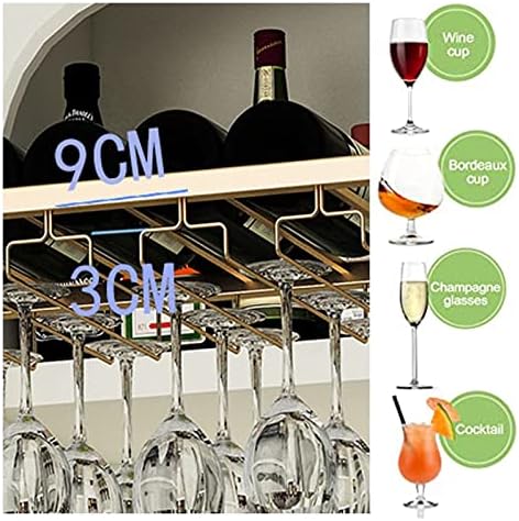 ALDEPO Wall-Mounted Wine Rack Metal Holder