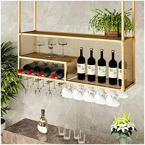 ALDEPO Light Green Wall-Mounted Wine Rack