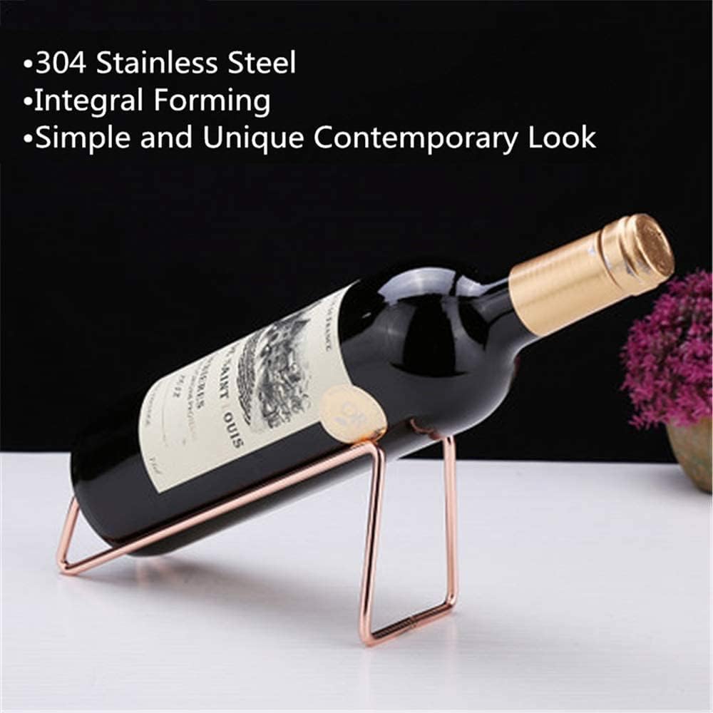 SuproBarware Wine Rack - Modern Stainless Steel Bottle Holder for Home