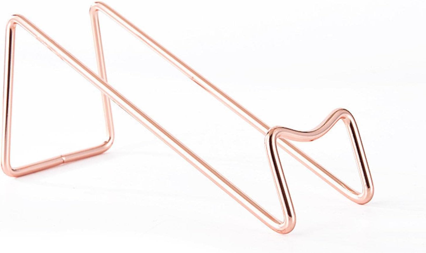 OWKAY Simple Z Shaped Wine Rack Rose Gold