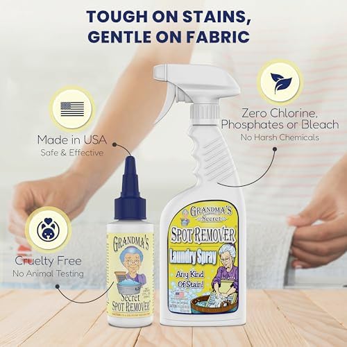 Grandmas Secret Spot Remover Laundry Spray - 16 Oz 3 Pack