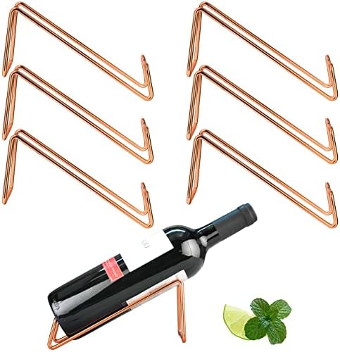 SuproBarware Wine Rack - Modern Stainless Steel Bottle Holder for Home
