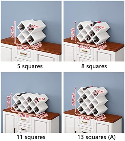 Generic Geometric Bottle Storage Rack for Home and Kitchen