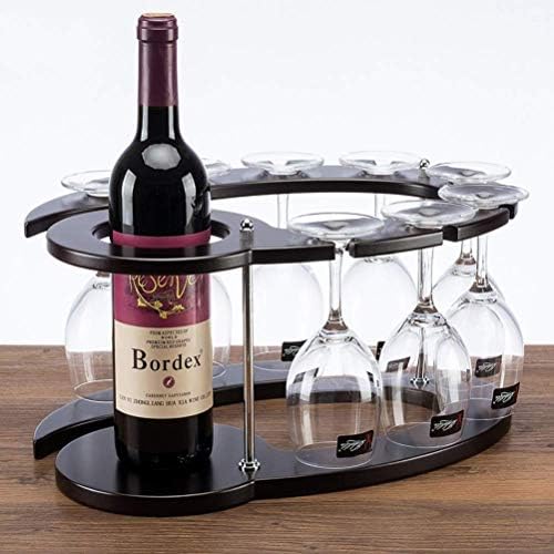 HASMI Round Wine Rack for Home Kitchen Countertop Storage