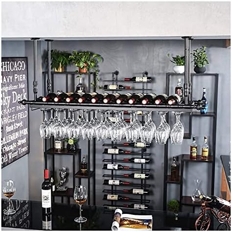 ALDEPO Adjustable Height Wall-Mounted Wine Rack