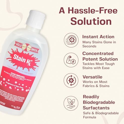 Stain Rx Stain Remover 10 oz - Dye-Free and Safe