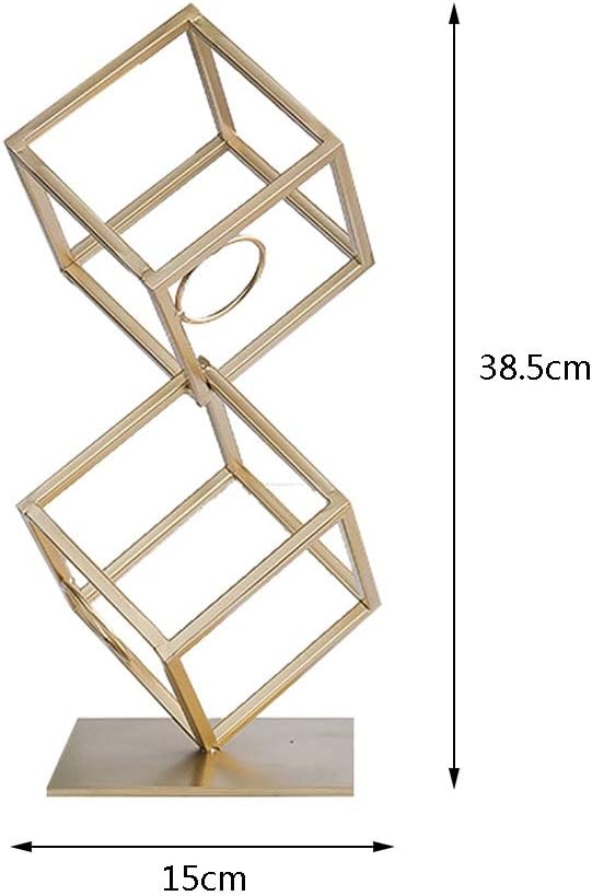 HASMI Modern Geometric Wine Rack for Home and Kitchen