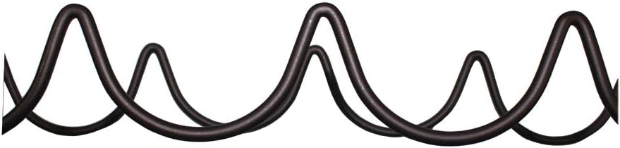 Abcsea 45cm Wavy Brown 4-Bottle Freestanding Wine Rack