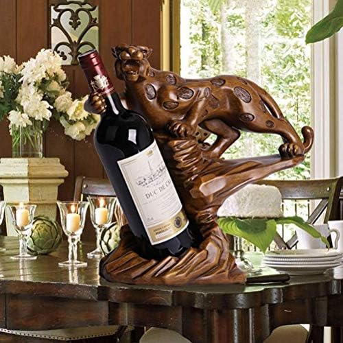 KINTEOK Cheetah Wine Rack Small Resin