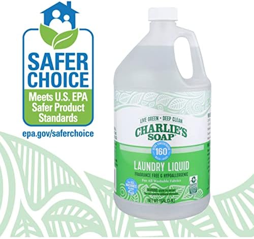 Charlies Soap Laundry Liquid 160 Loads Eco-Friendly Natural