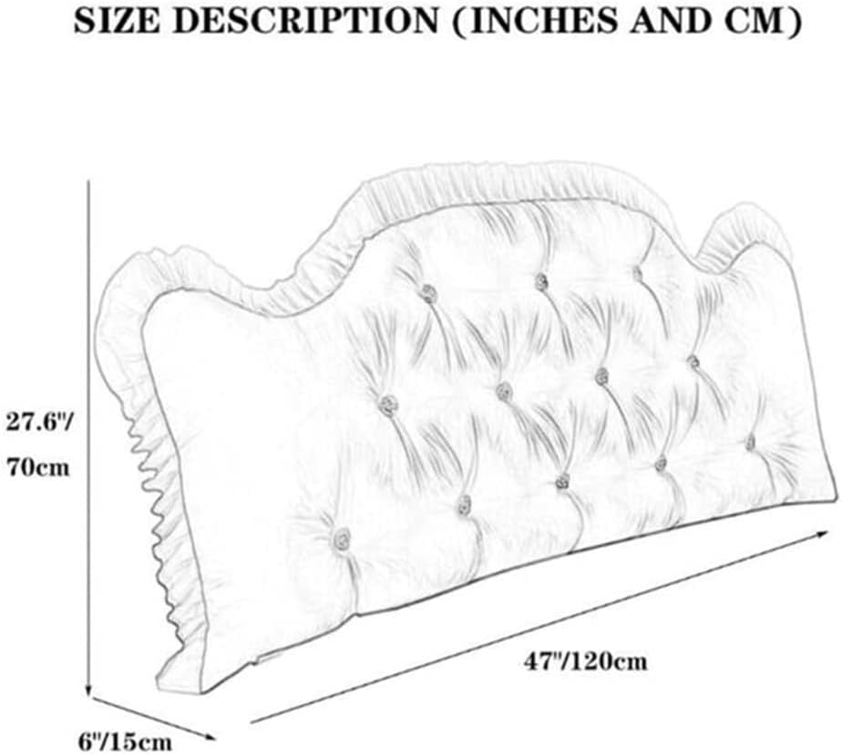ZZYK Fleece Reading Pillow for Bed and Sofa