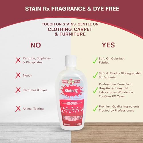 Stain Rx Stain Remover 10 oz - Dye-Free and Safe