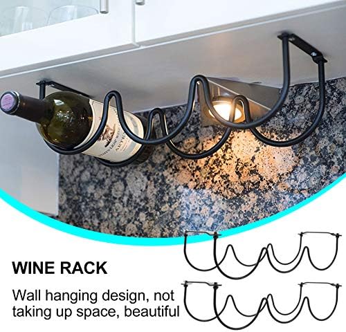 DECHOUS 2pcs Tabletop Wine Rack Holder